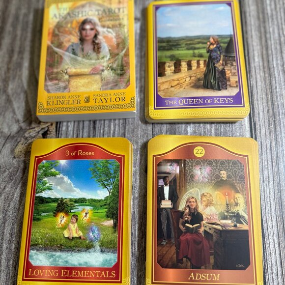The AKASHIC Tarot 62-Card Deck with Guidebook by S Klingler, S Taylor - Picture 6 of 8